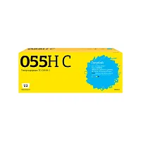  Лазерный картридж T2 TC-C055H C (055H C;3019C002) для Canon i-SENSYS LBP653Cdw/LBP663Cdw/LBP664Cx/MF742Cdw/MF744Cdw/MF746Cx, голубой, с чипом купить в Restart